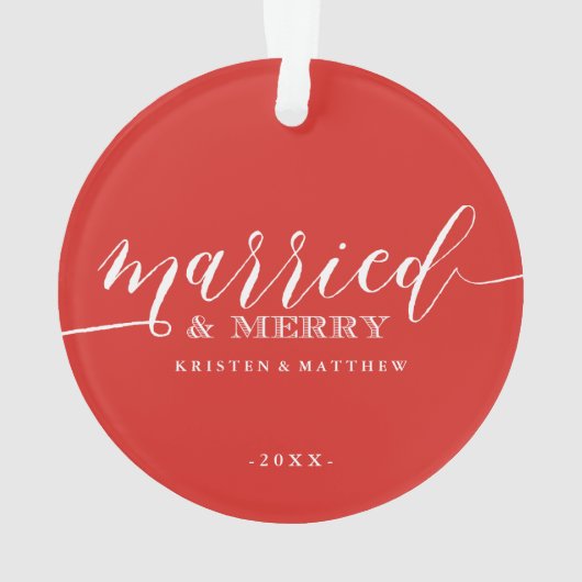 Photo de Noël du Mariage marié et joyeux (dos)