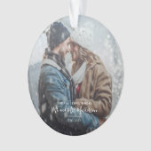 Photo de Noël du premier anniversaire (devant)