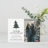 Photo de Noël Faire-part de déménagement (Debout devant)