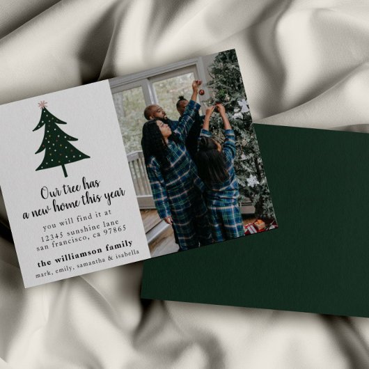 Photo de Noël Faire-part de déménagement