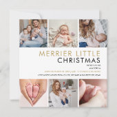 Photo de Noël Faire-part de naissance Collage (Devant)