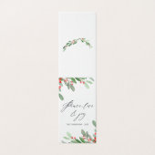 Photo de Noël Holly Jolly aquarelle (Outside Unfolded)