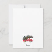 Photo de Noël minimaliste moderne Modèle élégant (Dos)