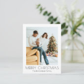 Photo de Noël minimaliste moderne Modèle élégant (Debout devant)