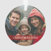 Photo de Noël moderne et simple (dos)