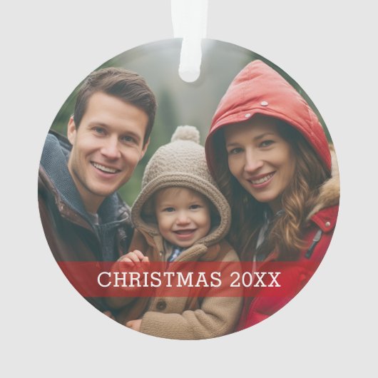 Photo de Noël moderne et simple (dos)