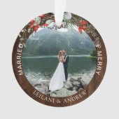 Photo de Noël nouvelle aquarelle Holly Wood (devant)