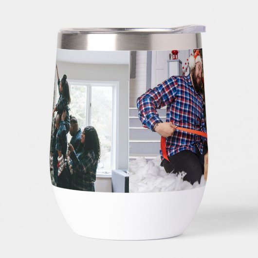 Photo de Noël personnalisée à deux faces (Gauche)