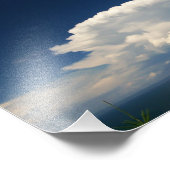 Photo de nuage blanc et duveteux (Coin)