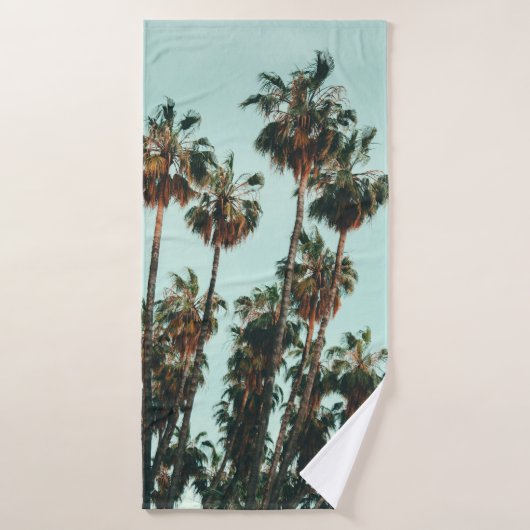 Photo de palmiers verts (Serviette de bain)