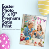 Photo de Pâques 8 po x 10 po Impression Satin Prem