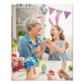 Photo de Pâques 8 po x 10 po Impression Satin Prem (Devant)