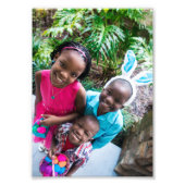 Photo de Pâques de famille 5 po x 7 po Impression  (Devant)