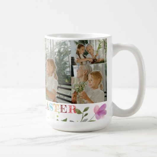Photo de Pâques personnalisée Mug (Droite)