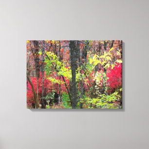 Photo de paysage automnal panoramique sur toile