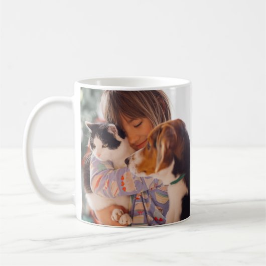 Photo de Petit-Enfants Parfaits Photo Mug (Gauche)