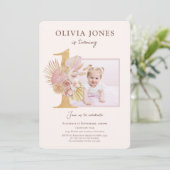 Photo de Pink Florals 1ère invitation anniversaire (Debout devant)