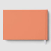 Photo de plage orange joyeuse (Verso)