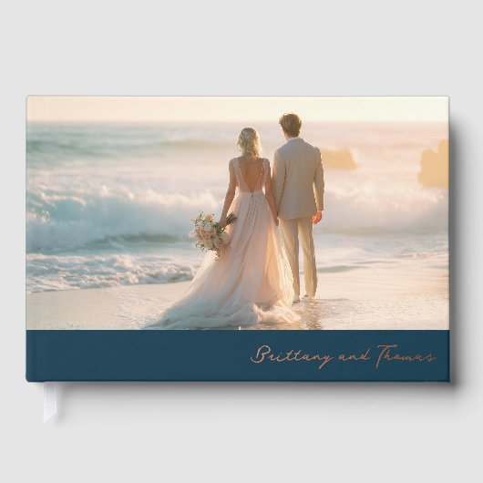 Photo de plage pastel romantique (Recto)