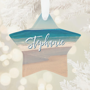 Photo de plage personnalisée Océan Bleu Scénique