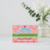 Photo de profil de carte de visite éléphant de des (Debout devant)