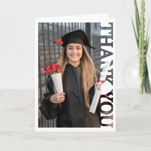 Photo de remise de diplôme Merci (Devant)