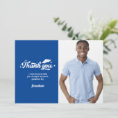Photo de remise de diplôme Merci Bleu (Debout devant)