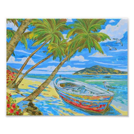 photo de scène tropicale (Devant)