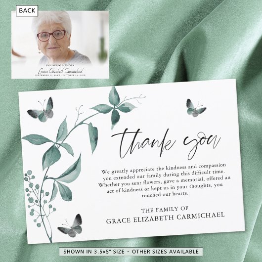 Photo de script du Merci commémoratif