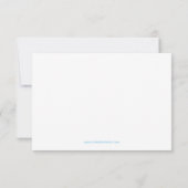 Photo de script Hello - 3x5 Faire-part de naissanc (Dos)