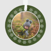 Photo de vacances de Noël | d'arbres du vert | (dos)