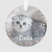 Photo de vacances de Noël personnalisée pour chat  (devant)