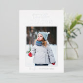 Photo de vacances en feuille d'argent moderne Joye (Debout devant)