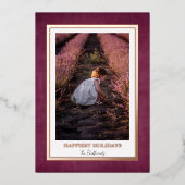 Photo de vacances encadrée à l'huile (Recto)