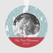 Photo de vacances | Forêt de vacances bleu clair (dos)