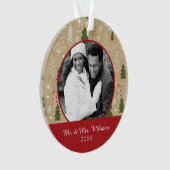 Photo de vacances | Motif de la forêt de Noël (devant)