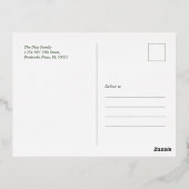 Photo de vacances personnalisée des Joyeuses Fêtes (Verso)