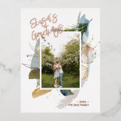 Photo de vacances personnalisée des Joyeuses Fêtes (Recto)