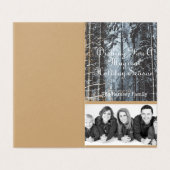 Photo de vacances personnalisée Scène d'hiver (Outside Unfolded)