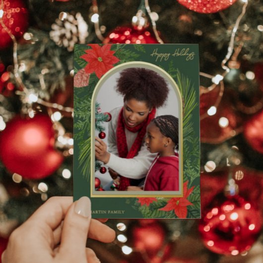 Photo de vacances Poinsettia et verdure