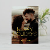 Photo de vacances rétro néon 80s or (Debout devant)