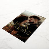 Photo de vacances rétro néon 80s or (Rotation)