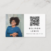 Photo de visite de la carte d'appel Carte de visit (Devant)