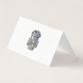 Photo de vœux de Noël pour amateur de café (Back)