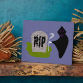 Photo Décès dans le cimetière Plaque d'Halloween (Côté)