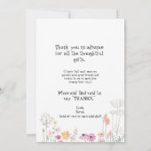 Photo d'échographie de fille Merci bébé Point de v (Dos)