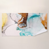 Photo Décorative. Peinture décorative. Encre d'alc (Serviette de bain)