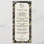 Photo Deer Hearts Chasse Camo Wedding Programmes (Dos)
