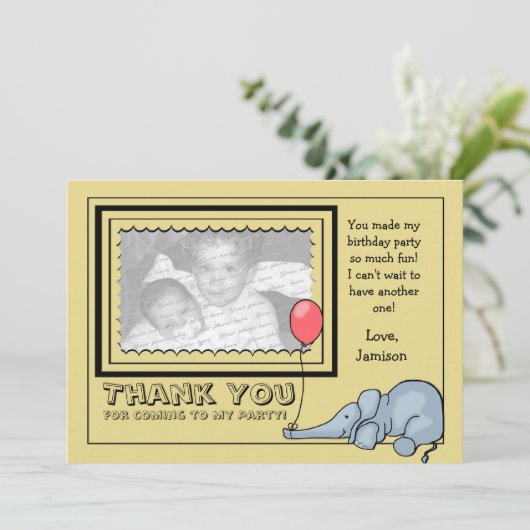 Photo d'éléphant Merci (Debout devant)