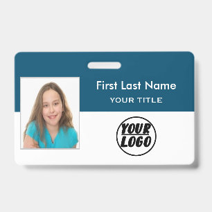 Photo d'employé personnalisée Badge nominatif av